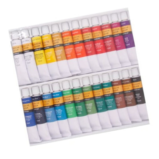 Pro-Art Gouache Paint Set (24 colours; 24 x 12ml Tubes)