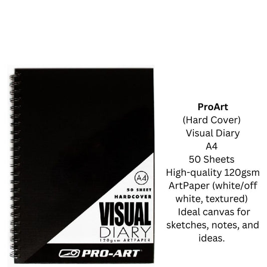 Pro-Art A4 Hard Cover Visual Diary