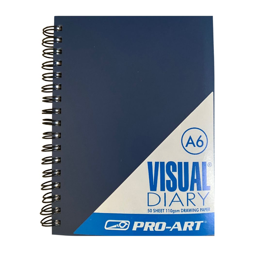 Pro-Art Visual Diary A6 - White Pages