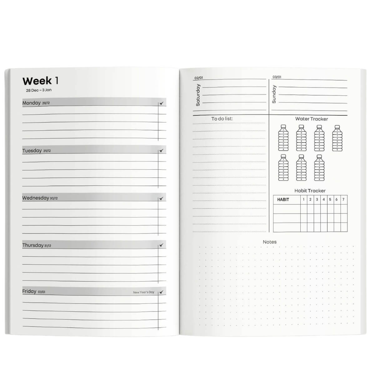 RBE 2027 A5 Dated Diary