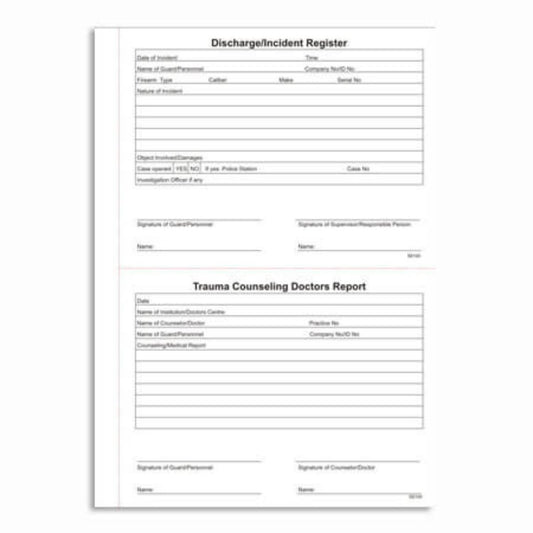 Firearm Discharge & Incident Report