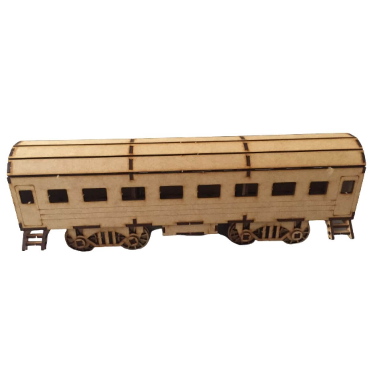 Laser Cut Steam Train Locomotive Model