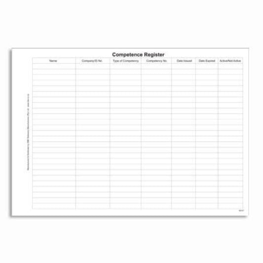 Security Competence Register