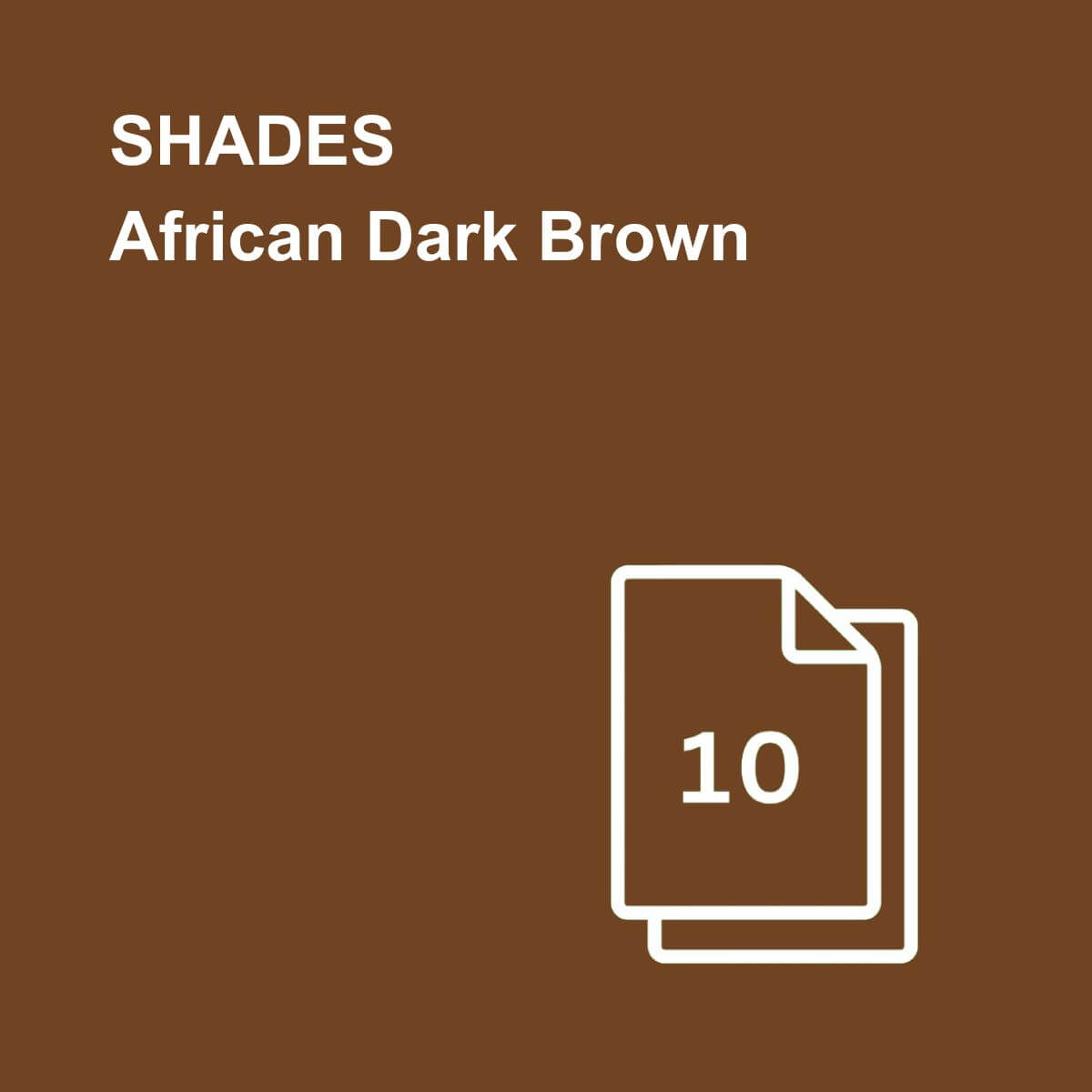 Shades African Dark Brown A4 Paper, Board & Envelopes