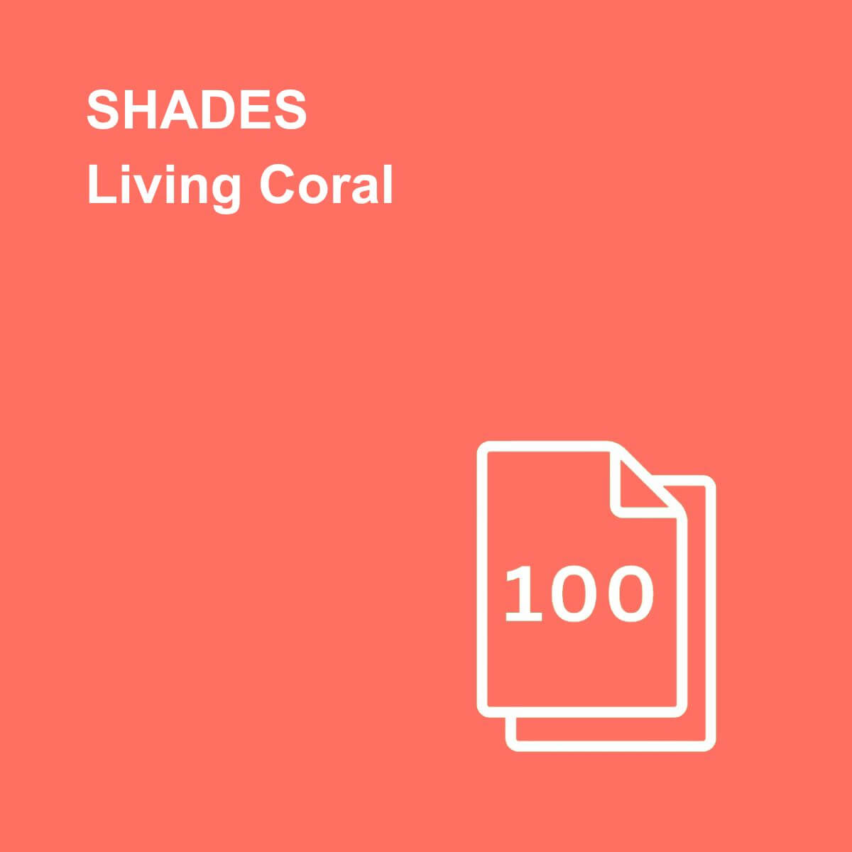 Shades Living Coral A4 Paper, Board & Envelopes