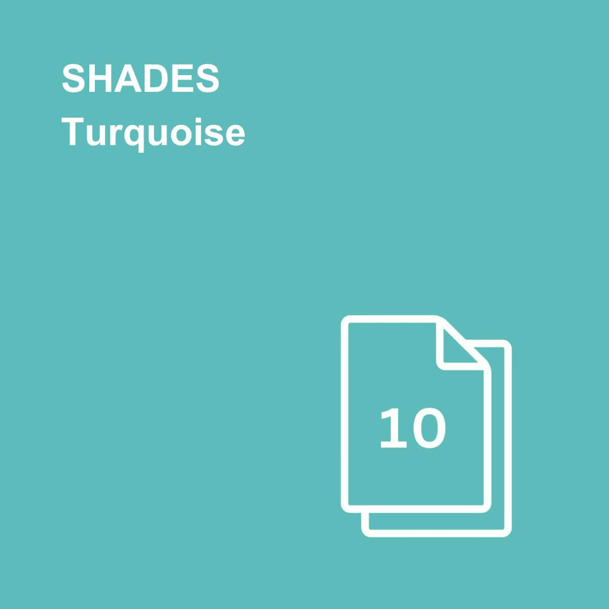 Shades Turquoise A4 Paper, Board & Envelopes