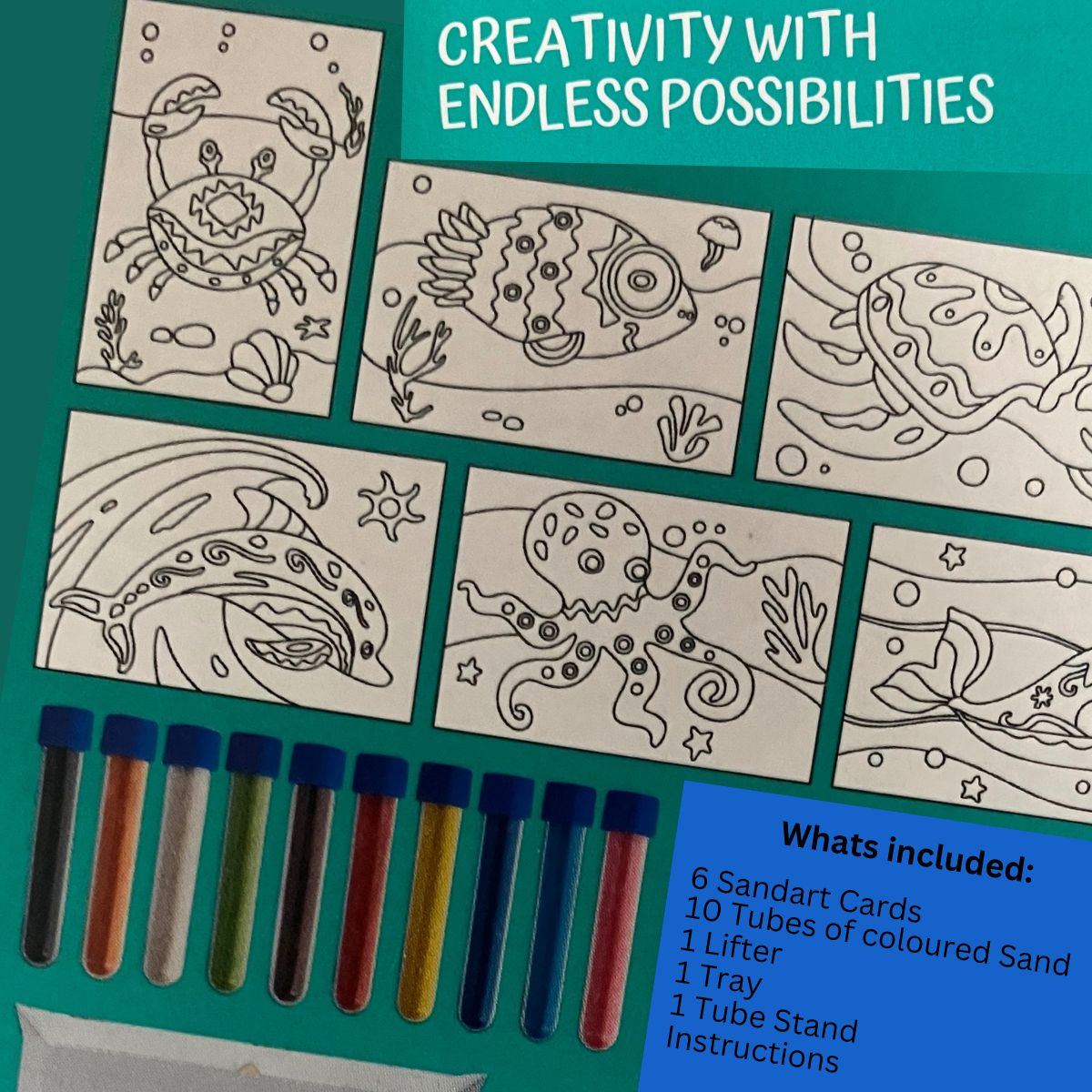 Sand Art (Transport Standard Kit)  - 6 Cards