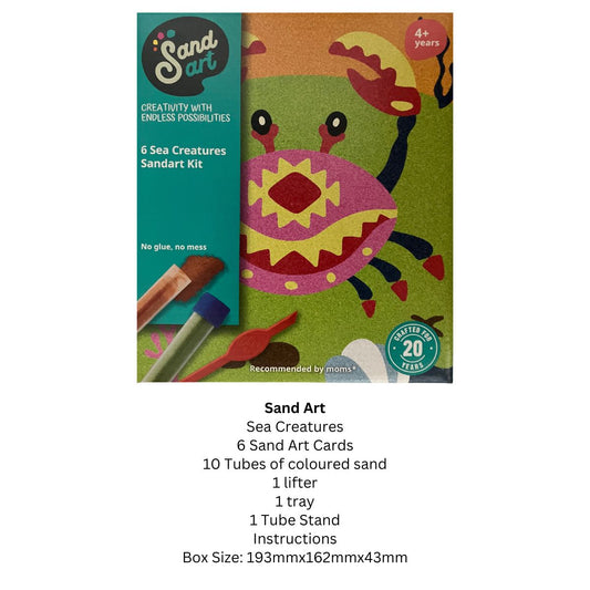 Sea Creatures Sand Art Kit