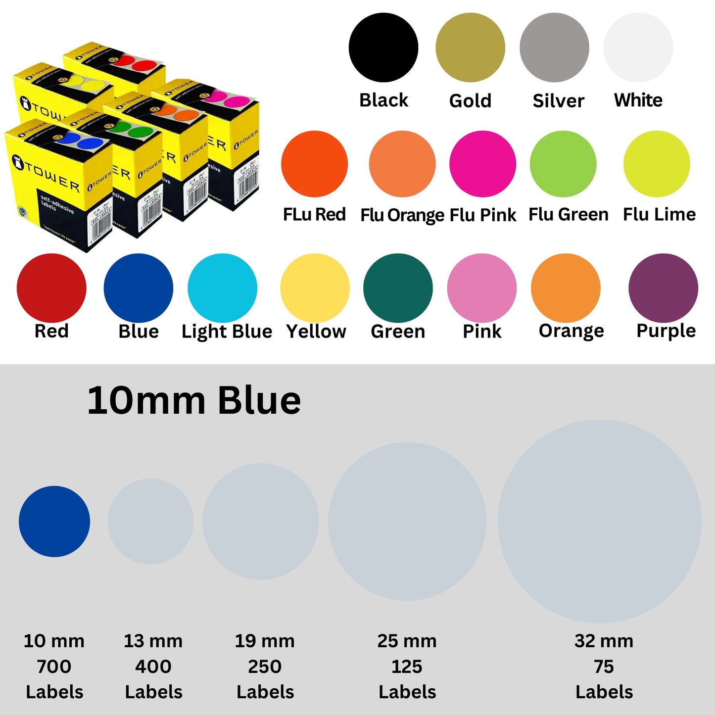 Circle Tower Labels