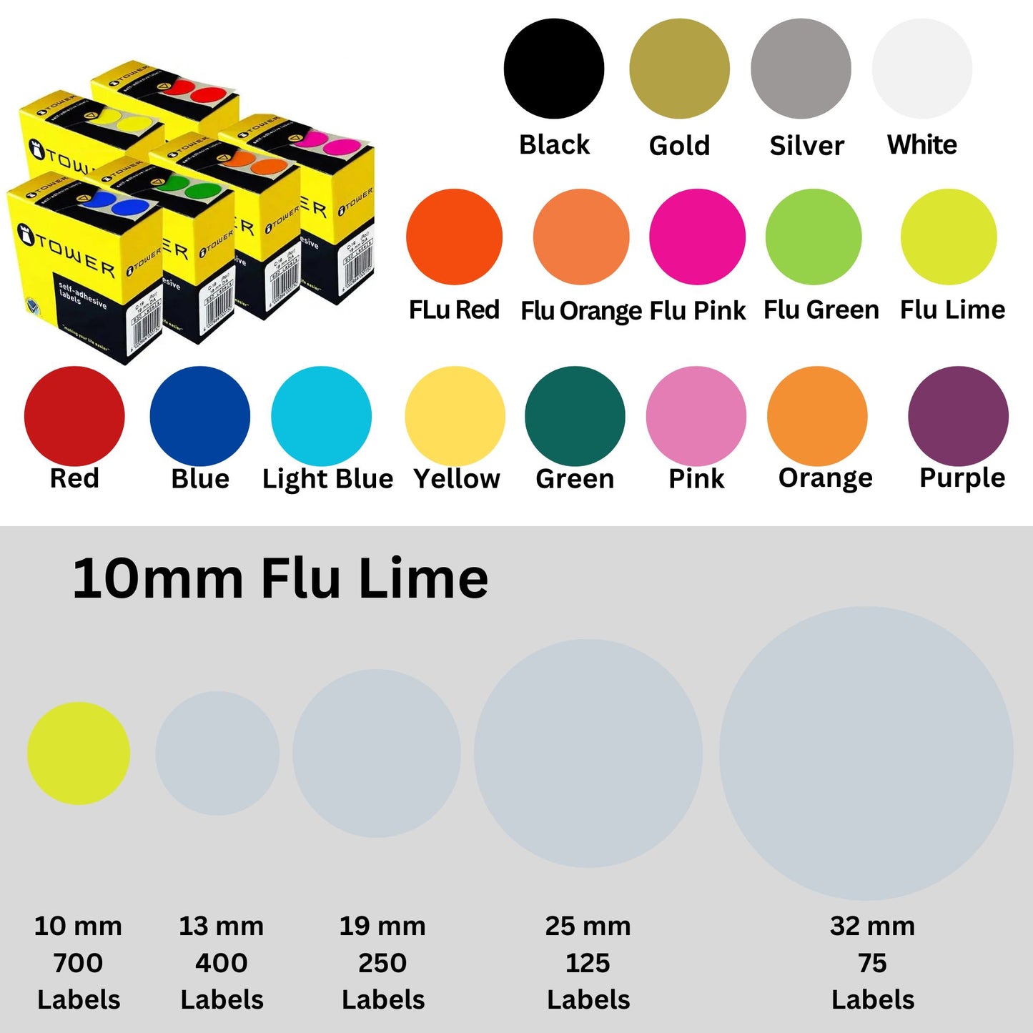 Circle Tower Labels