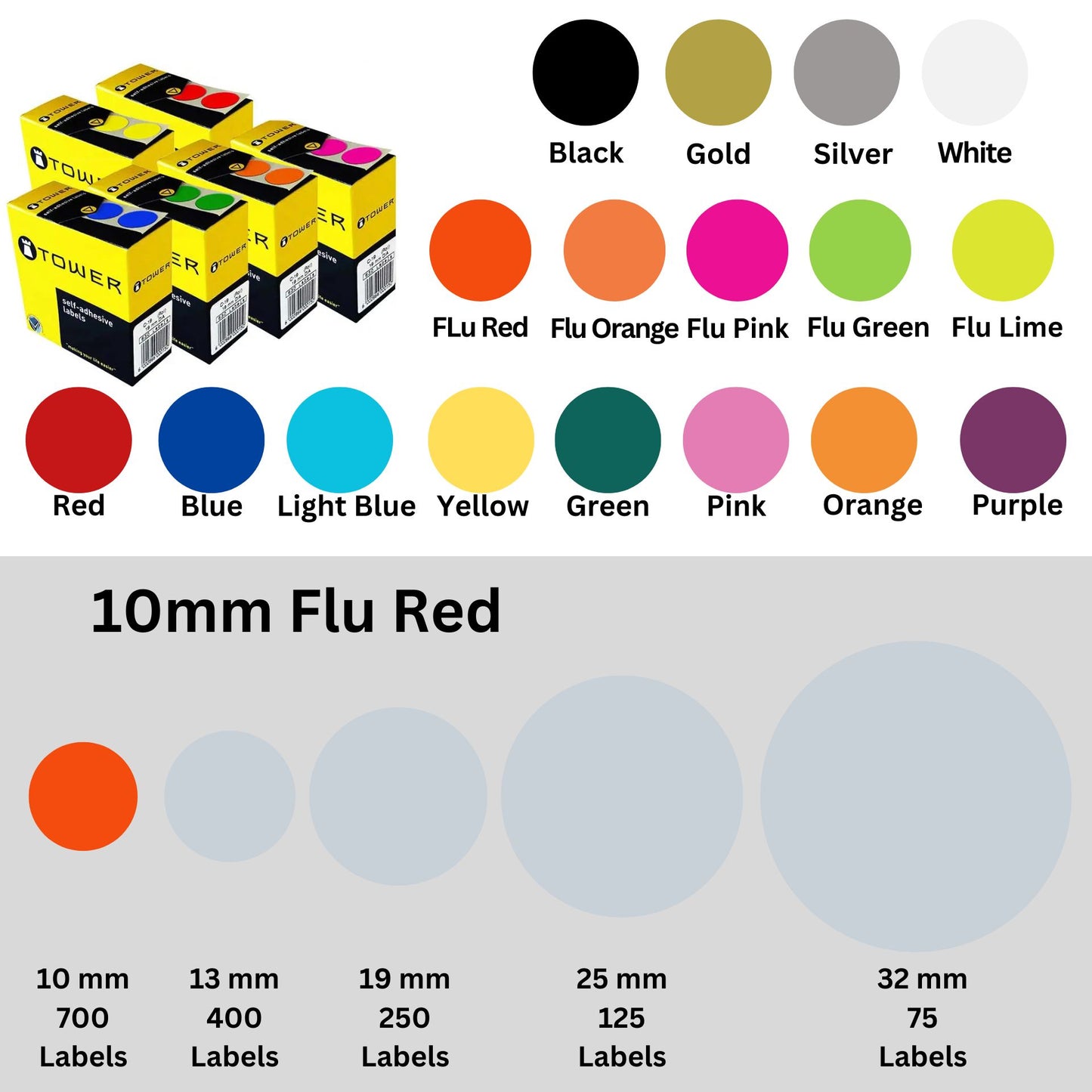 Circle Tower Labels