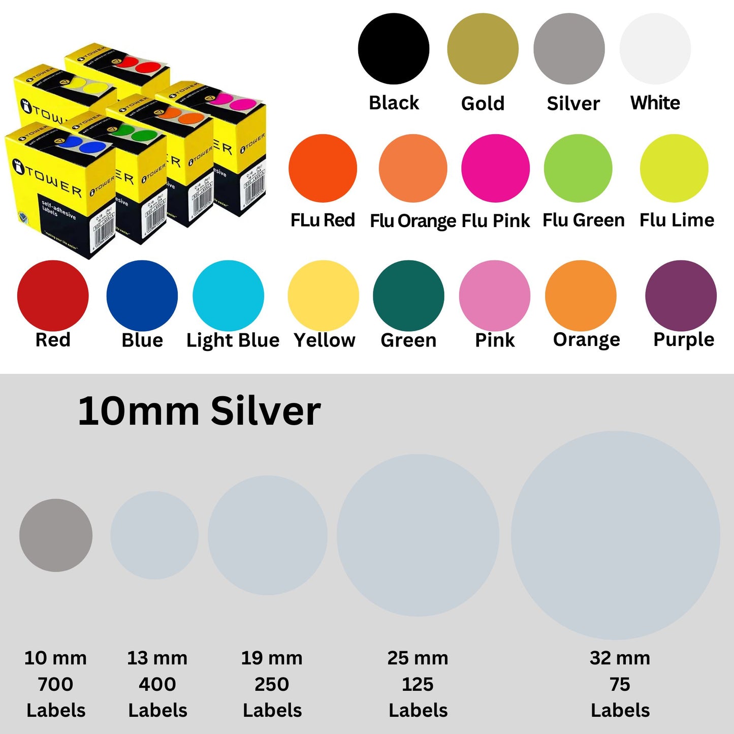 Circle Tower Labels