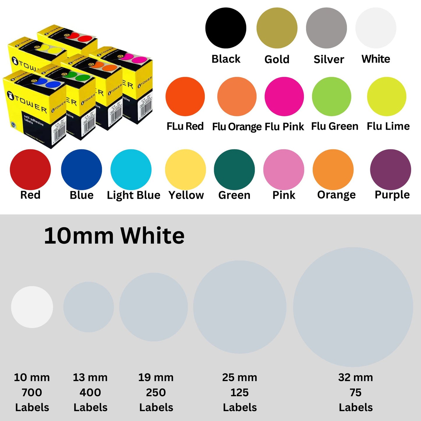 Circle Tower Labels