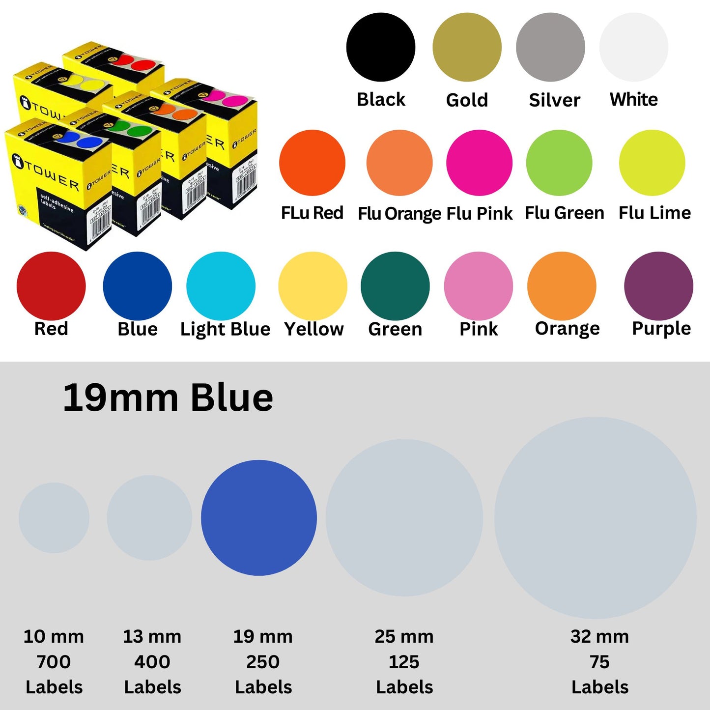 Circle Tower Labels