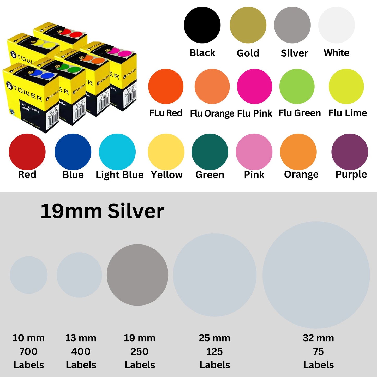 Circle Tower Labels