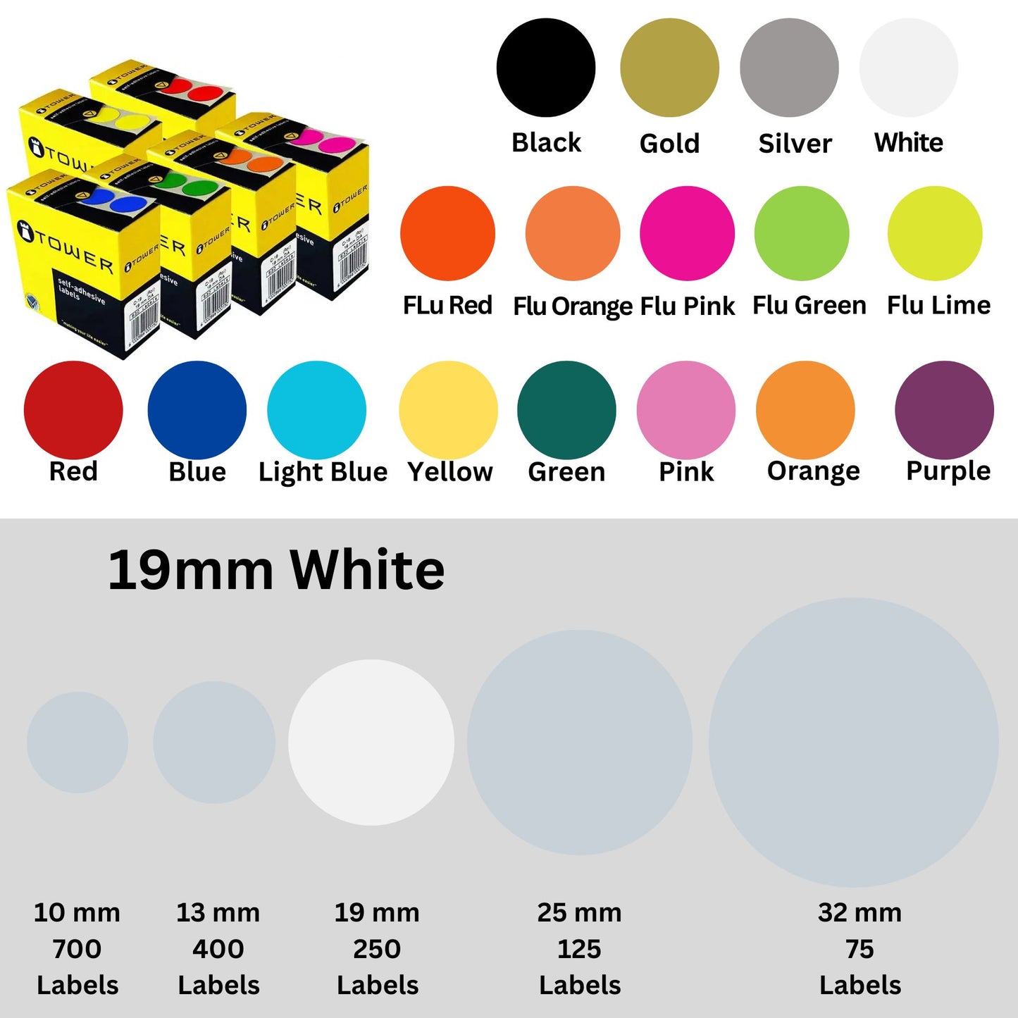 Circle Tower Labels