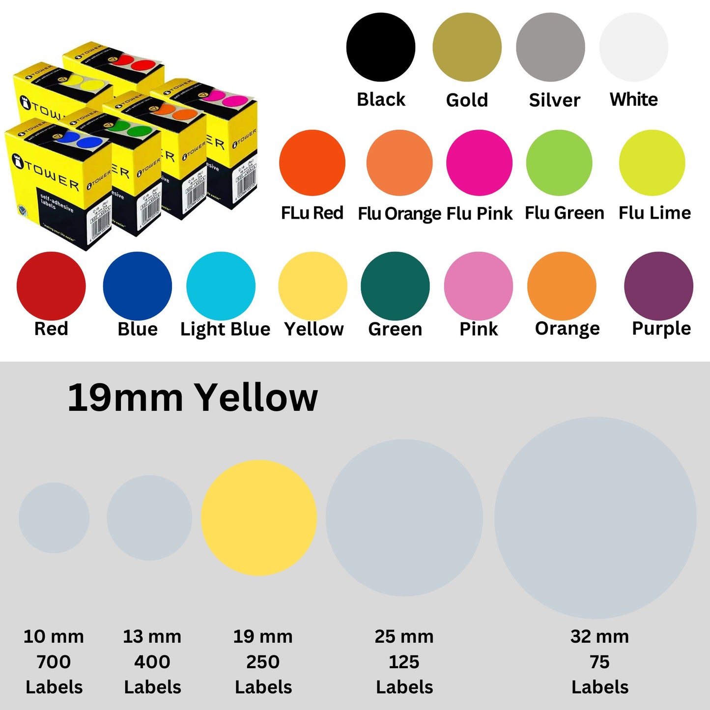 Circle Tower Labels