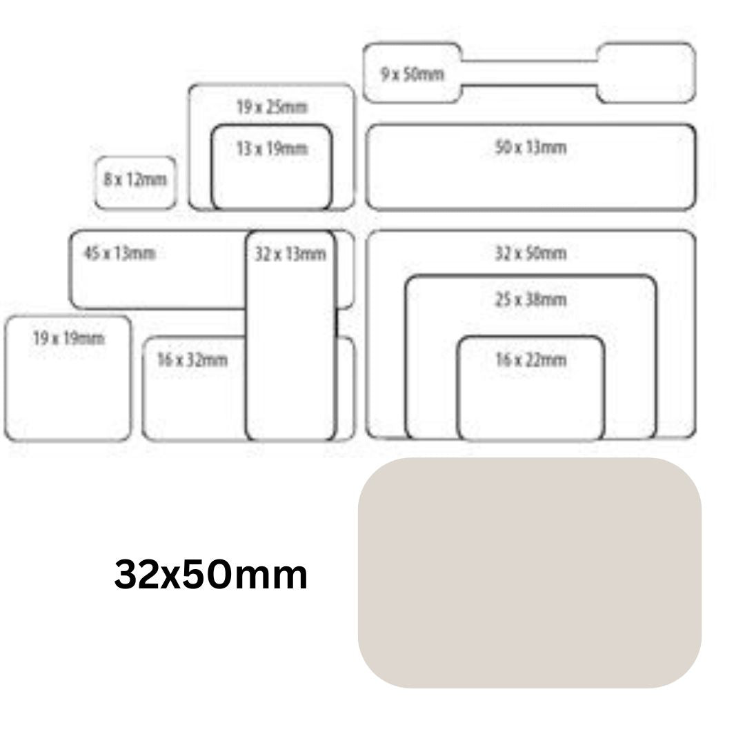 Tower White Roll Labels
