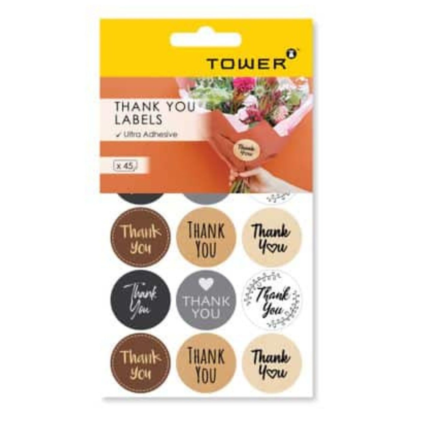 Tower Thank You Labels