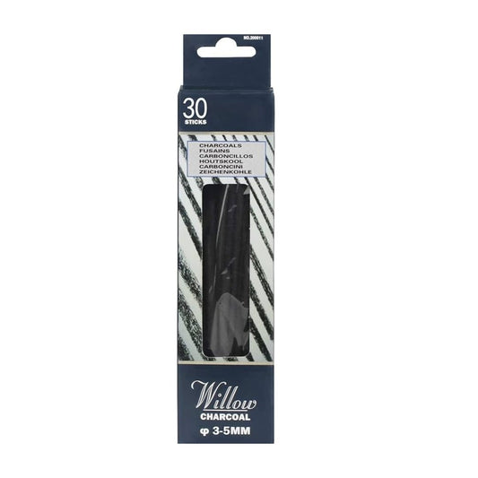 Willow Charcoal 3-5mm (30 sticks)