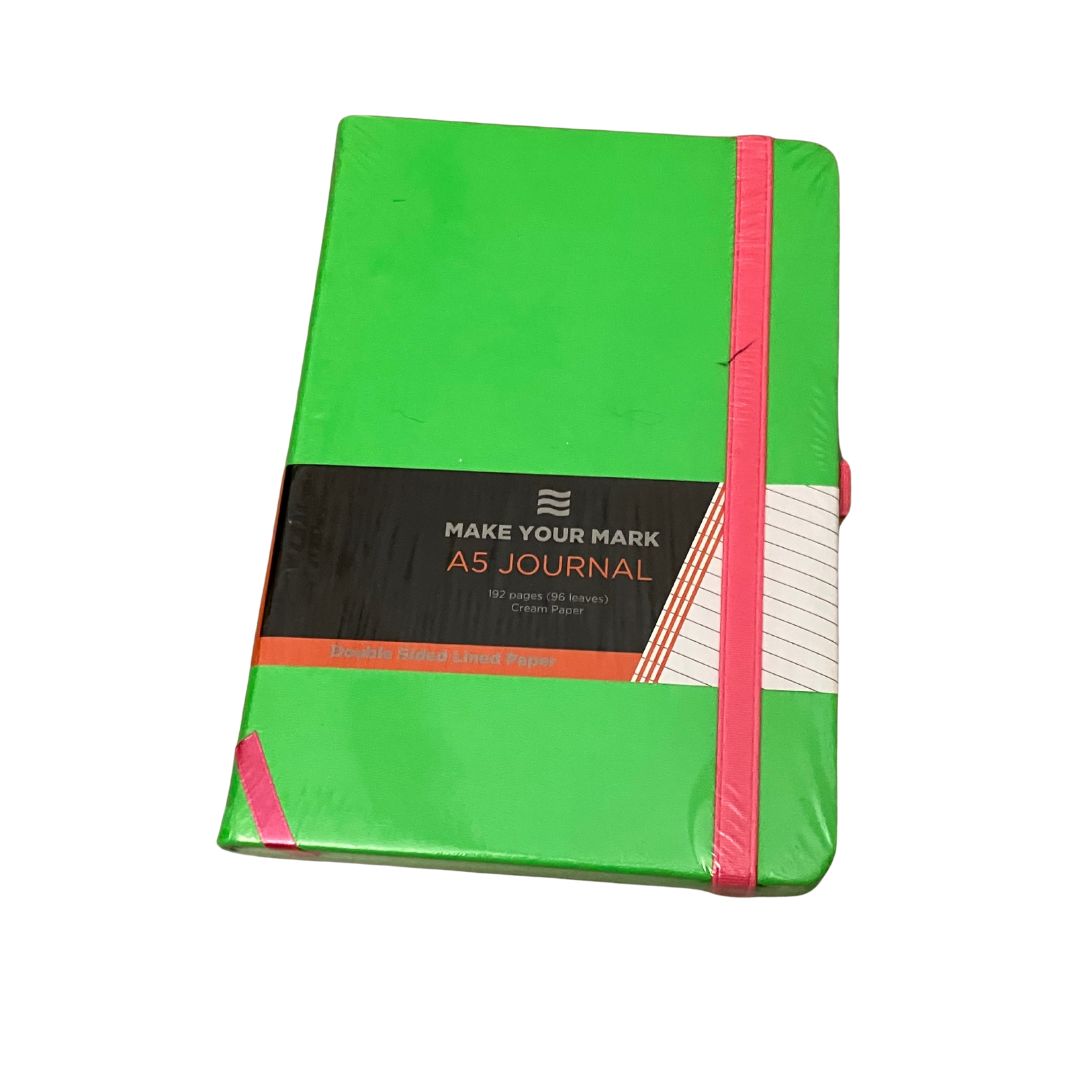 Donau A5 Journal - Neon Green