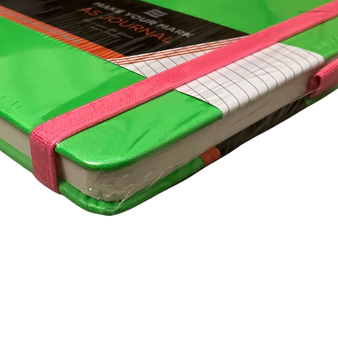Donau A5 Journal - Neon Green