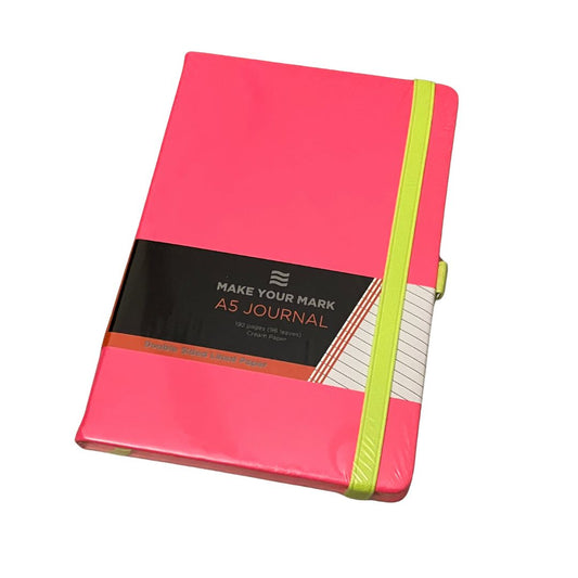 Donau A5 Journal - Neon Pink