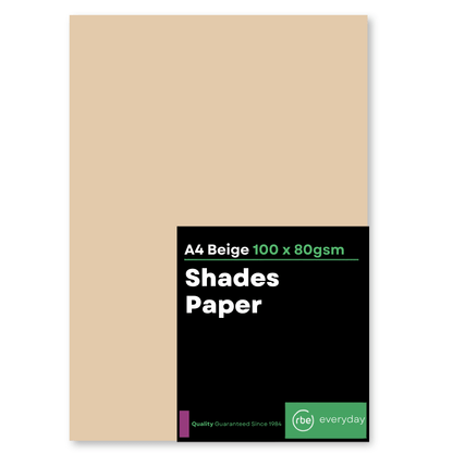 Shades Beige Paper, Board & Envelopes
