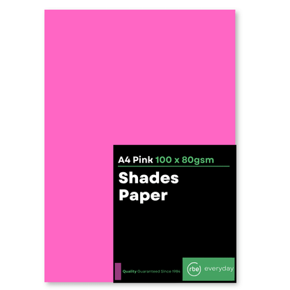 Shades Pink A4 Paper, Board & Envelopes