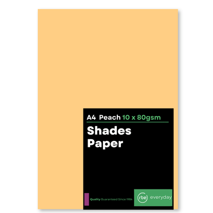 Shades Peach A4 Paper, Board & Envelopes