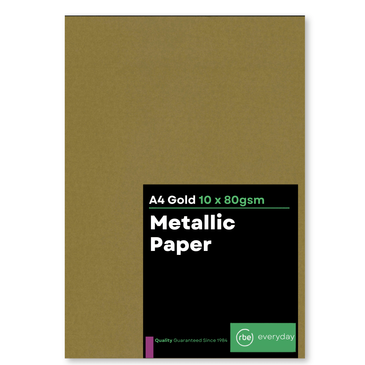 RBE Metallic Gold Paper, Board & Envelopes
