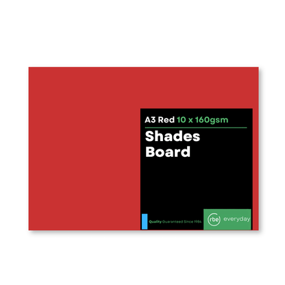 Shades Red A4 Paper, Board & Envelopes