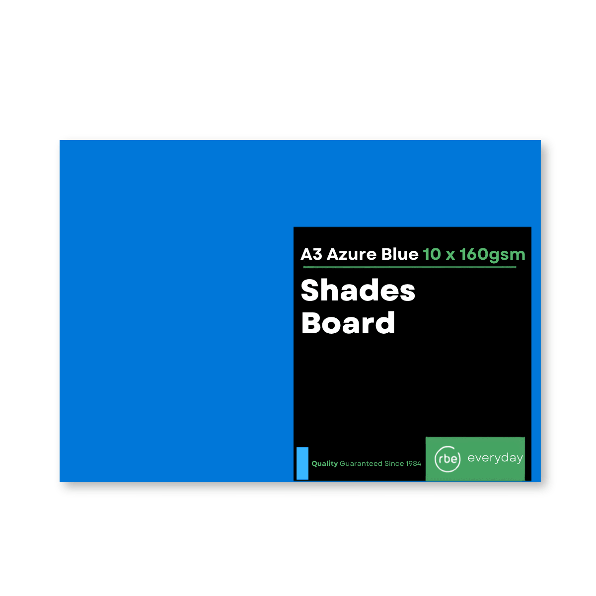 Shades Azure Blue A4 Paper, Board & Envelopes