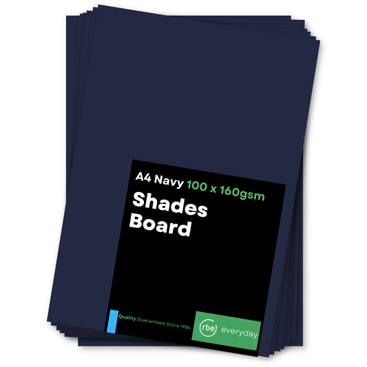 Shades Navy A4 Paper, Board & Envelopes
