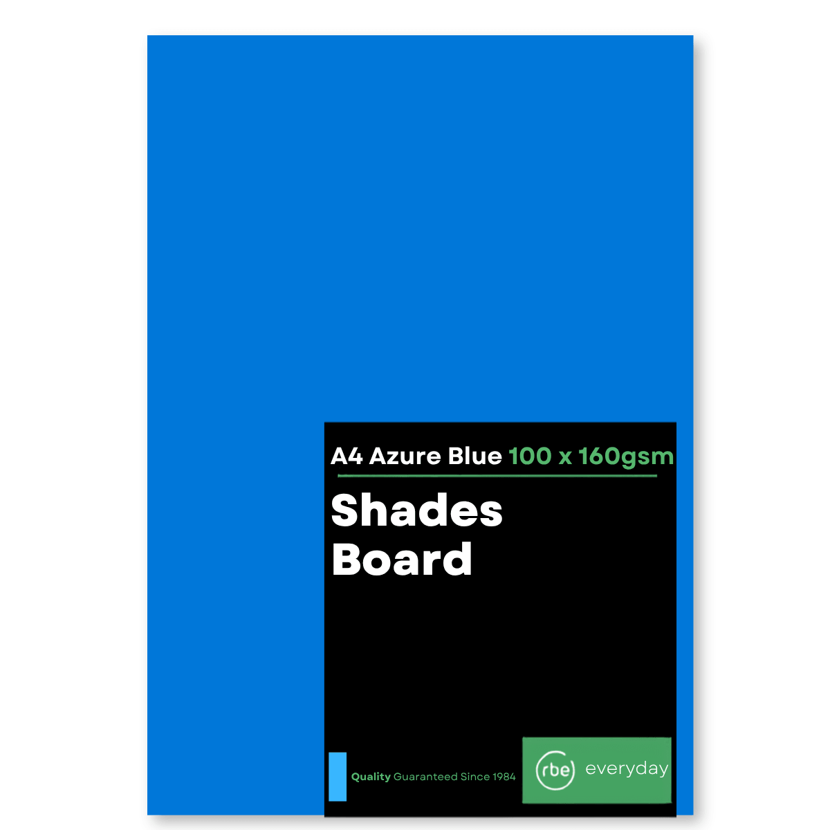 Shades Azure Blue A4 Paper, Board & Envelopes