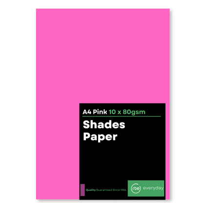 Shades Pink A4 Paper, Board & Envelopes