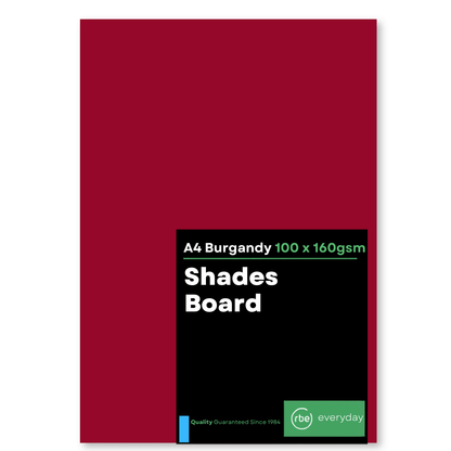 Shades Burgandy Paper, Board & Envelopes