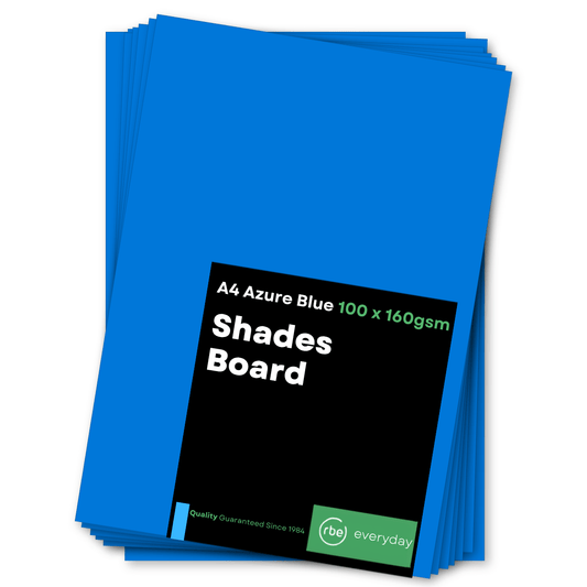 Shades Azure Blue A4 Paper, Board & Envelopes