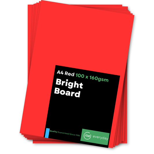 Bright Red Paper, Board & Envelopes