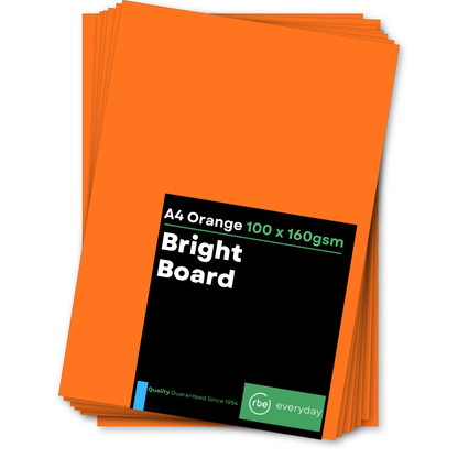 Bright Orange Paper, Board & Envelopes