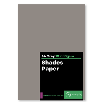 Shades Grey A4 Paper, Board & Envelopes