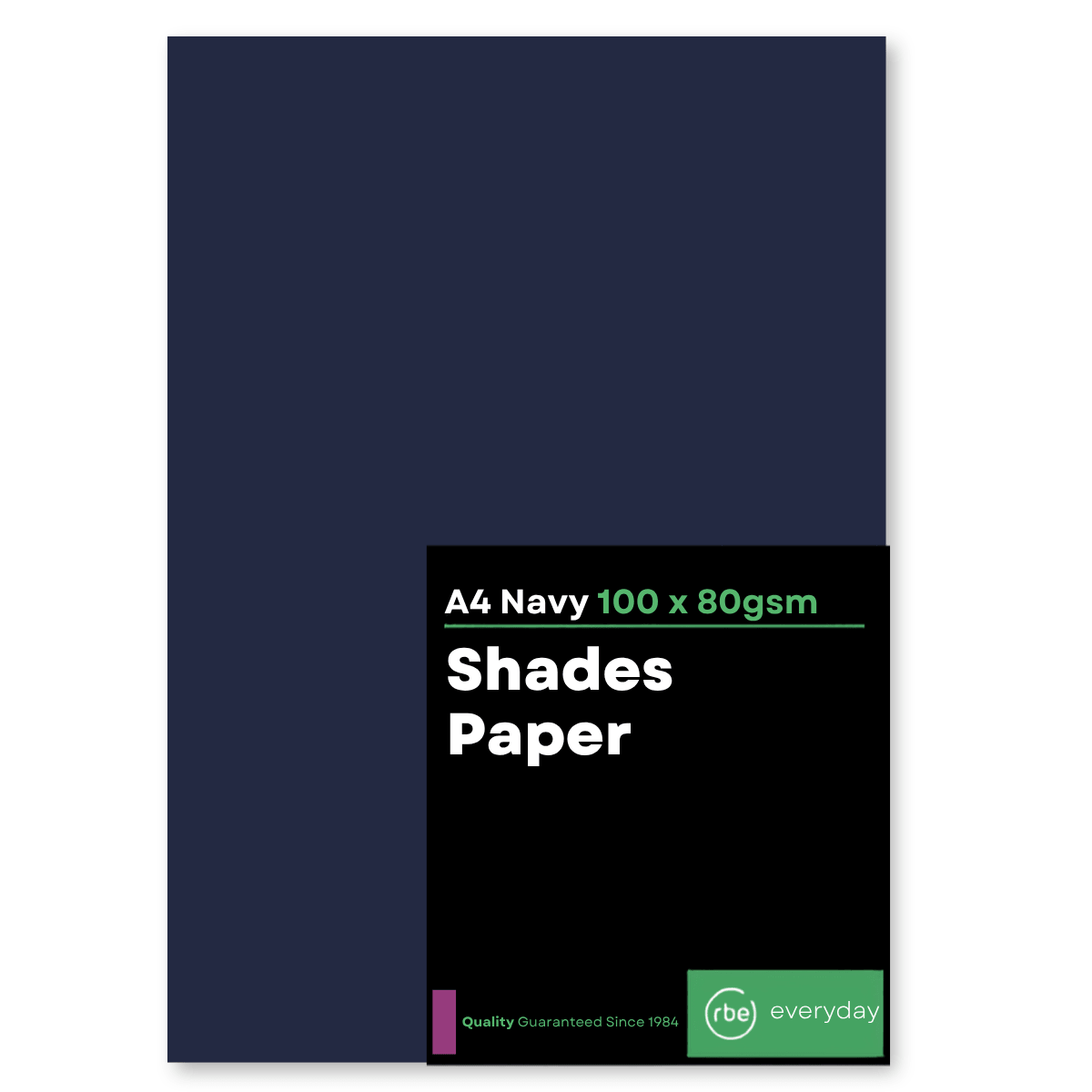 Shades Navy A4 Paper, Board & Envelopes