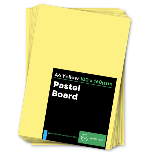 Pastel Yellow Paper, Board & Envelopes