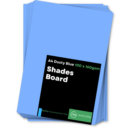 Shades Dusty Blue A4 Paper, Board & Envelopes