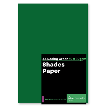 Shades Racing Green A4 Paper, Board & Envelopes