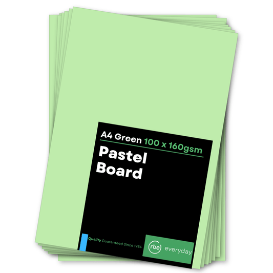 Pastel Green Paper, Board & Envelopes
