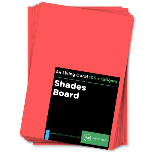 Shades Living Coral A4 Paper, Board & Envelopes