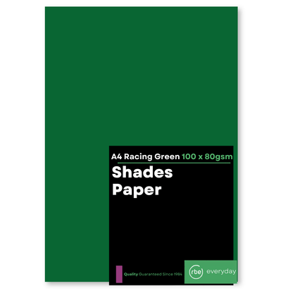 Shades Racing Green A4 Paper, Board & Envelopes