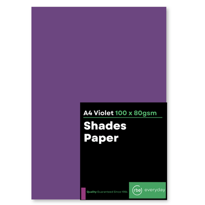 Shades Violet A4 Paper, Board & Envelopes