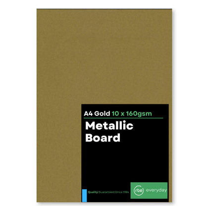 RBE Metallic Gold Paper, Board & Envelopes